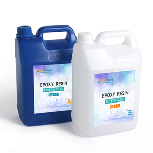 Độ bóng cao tinh thể lỏng rõ ràng nhựa Epoxy sắc tố nhựa Epoxy AB keo gallon kim loại Sàn epoxy Vật liệu Epoxy - Product Image 5