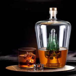 Carafe à Aloe <span class=keywords><strong>Tequila</strong></span> avec plante d'agave Carafe à Design Droit en Verre Parfait pour Bar <span class=keywords><strong>Tequila</strong></span> Party Gifts Mexcal Lovers - Product Image 5