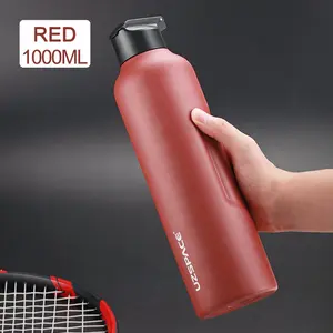 2024 Cheap Custom Logo Double Insulated 1000ml Stainless Steel Thermos Vacuum Flask & Thermoses Water Bottle for Sports Travel