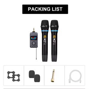Micro không dây chất lượng cao, mạnh mẽ, tốt nhất cho karaoke, chống hú, tích hợp DSP - Product Image 2