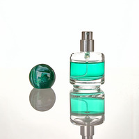 Flacons de parfum atomiseurs pressurisés de luxe vides de qualité supérieure, 30 ml, transparents, rechargeables, avec couvercle à bille