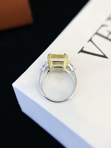 แหวน<span class=keywords><strong>พลอย</strong></span><span class=keywords><strong>โกเมน</strong></span>สีเหลืองสดใส <span class=keywords><strong>ความ</strong></span>คมชัดสูง ตัวเรือนเงินแท้ S925 ทรงคุชชั่น สำหรับงานหมั้นและงานแต่งงาน - Product Image 3