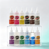 Ensemble de colorants alimentaires liquides comestibles de 250 g avec des teintes vibrantes pour la décoration de gâteaux, glaçages, pâtisseries, crèmes et biscuits, durée de conservation de 48 mois