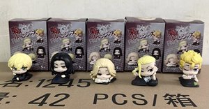 5 pièces/ensemble 4.5cm <span class=keywords><strong>Tokyo</strong></span> Avengers STASTO sommeil PVC Figure jouet poupée dessin animé <span class=keywords><strong>Manjiro</strong></span> <span class=keywords><strong>Sano</strong></span> Anime modèle ornement Halloween décorations - Product Image 3