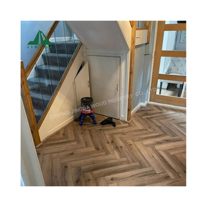 <span class=keywords><strong>Parquet</strong></span> <span class=keywords><strong>stratifié</strong></span> HDF de technologie allemande AC3 AC4, motif chevrons, 8mm 10mm 12mm, étanche, écologique, ignifuge, moderne - Product Image 2