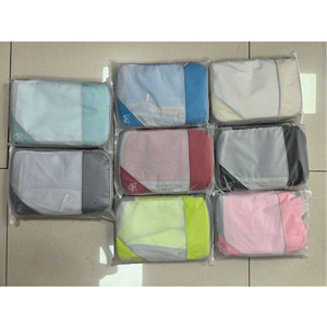 Qingge Travel <b>Storage</b> Bag Set 5-Piece Mesh Organizer With Handle For Leisure Travel <b>Clothes</b> Packing - Product Image 4