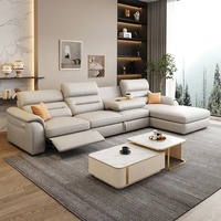 Canapé inclinable électrique en cuir de luxe moderne italien GEDO 2026, mobilier de salon
