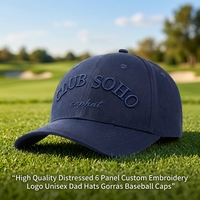 Gorra de Béisbol Personalizada OEM, Bordado de Alta Calidad, Logotipo 3D, 100% Algodón, 5 Paneles, Gorra de Golf con Logotipo Personalizado, MOQ Bajo