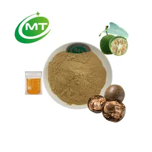 Yüksek kaliteli organik Luo Han Han özü 50% Mogroside V keşiş meyve özü tozu keşiş meyve tozu doğal tatlandırıcı