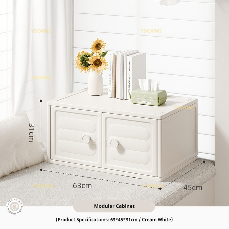 Armoire modulaire-Blanc
