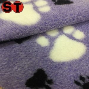 Couverture antidérapante en polaire avec motif de patte, couverture antidérapante imprimée pour animaux de compagnie, tapis pour chien, couverture pour animaux de compagnie, literie sèche, <span class=keywords><strong>Vetbed</strong></span> - Product Image 3