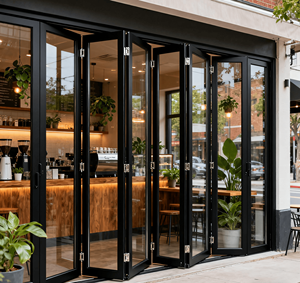 Entrepôt commercial pliable, design industriel robuste, alliage d'aluminium, garage, fonction de roulement, extérieur, villa, hôtel - Product Image 3