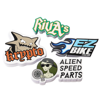 Autocollants lenticulaires en PVC personnalisés, impression UV, logo découpé, étiquettes d'emballage imperméables réutilisables, ensemble de cadeaux promotionnels, 100 pièces