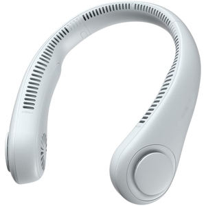 Neck Fan <b>Rechargeable</b> Portable&Wearable Neck Fan Bladeless USB 2000 MAh Portable Hanging Neck Fan - Product Image 1