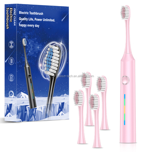 <span class=keywords><strong>Brosse</strong></span> à dents sonique électrique rechargeable la plus vendue, <span class=keywords><strong>5</strong></span> modes, minuterie intelligente, poils souples, pour la maison et les voyages, blanchiment des dents, IPX7 - Product Image 3