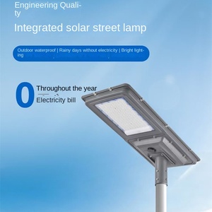 Farola Solar Integrada de Aleación de Aluminio, de un Solo Brazo, Impermeable, con Recubrimiento en Polvo, Solución de Iluminación Vial de 3M-12M, Resistente al Viento de 180km/h - Product Image 6