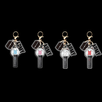 Nouveau porte-clés créatif personnalisé BTS Bulletproof Support Lamp en acrylique, pendentif de clé, accessoire, même modèle, impression UV, dessin animé