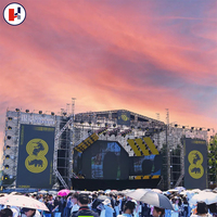 Pantalla de luz de escenario, armazón de altavoz, armazón de torre de elevación con soporte de manivela, precio holesale 250KG G
