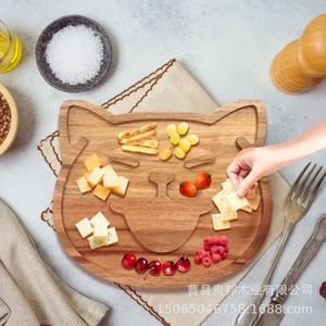 Guibang Wooden Dog Shaped Serving <b>Tray</b> 38cm Decorative For <b>Snacks</b> Cheese Fruits Tea Party - Product Image 3