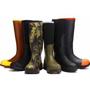 Stivali da <span class=keywords><strong>caccia</strong></span> da pesca da <span class=keywords><strong>uomo</strong></span> Black Snake Snakeproof Rain Rubber Knee High Neoprene per <span class=keywords><strong>uomo</strong></span> impermeabile EVA tessuto di cotone per adulti - Product Image 2