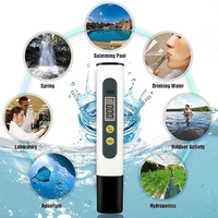 Testeur numérique de pureté de l'eau TDS avec écran LCD, design stylo, 0-9999 PPM, pour hydroponie et aquariums