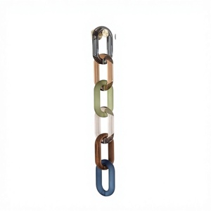 Premium Resin Decorative Rectangle Wall Chain Hanging for Elegant Home and Office Decor - Product Image 1