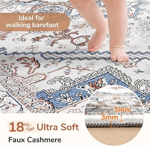 <span class=keywords><strong>Tappeto</strong></span> morbido e moderno con Area neutra <span class=keywords><strong>in</strong></span> finto Cashmere realizzato a macchina <span class=keywords><strong>tappeto</strong></span> a bassa pila antiscivolo morbido <span class=keywords><strong>tappeto</strong></span> <span class=keywords><strong>lavabile</strong></span> morbido - Product Image 2