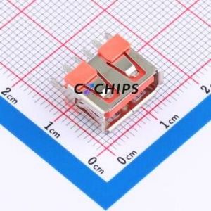 HC-USB2.0-L100-093J USB Connector Through hole Component (THT) Connector Type-A Female Through Hole 4P - Product Image 1
