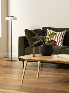 Ensemble de 3 pots de fleurs en céramique 4,1+5,1+6,5 pouces, écologiques, durables, légers, avec trou de drainage et soucoupe, pour une utilisation en intérieur/extérieur - Product Image 2