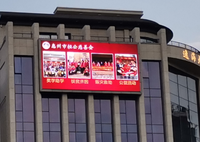 Écran d'affichage publicitaire LED couleur pleine haute luminosité de marque CMX, étanche IP65, mur vidéo numérique personnalisable P4/P5