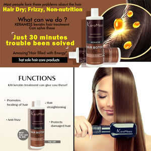 Complejo capilar de queratina brasileña para cabello normal tratado con color, teñido permanente, aminoácido esponjoso, ácido hialurónico - Product Image 1