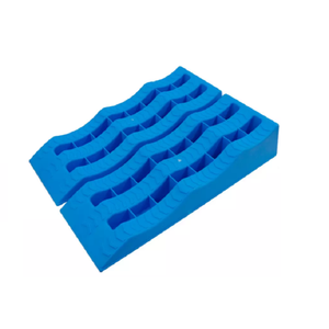 3 Step Portable Car Caravan RV Camper Level Lifting Plastic Tire Ramp