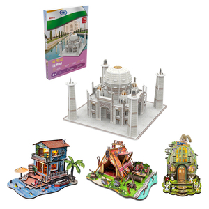 ของเล่นตัวต่อ 3 มิติ แบบกำหนดเอง วัสดุ EPS สำหรับการศึกษา DIY รูปการ์ตูน ตัวต่ออาคารชื่อดัง รุ่นเทพีแห่งชัยชนะ พร้อมไฟส่องสว่าง - Product Image 1