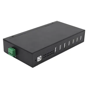 HUB USB industriale 7 porte hub USB2.0 che può espandere 1 porta USB a 7 porte USB UT-807 UOTEK di alta qualità