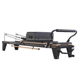 <span class=keywords><strong>Lit</strong></span> de Pilates à pieds hauts avec logo personnalisé, Reformer Pilates en aluminium avec grande boîte et planche de saut - Product Image 1