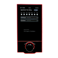 Vente flash : Thermostat de four à écran tactile de 7 pouces en plastique OEM/ODM, indice de protection IP68, précision 1C, modèle MK5L29