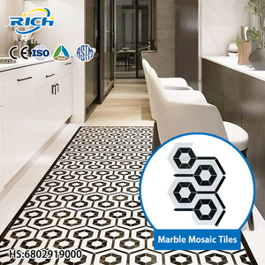 Piastrelle a Mosaico Professionali all'Ingrosso, Moderne Piastrelle in Marmo per Bagno - Product Image 1