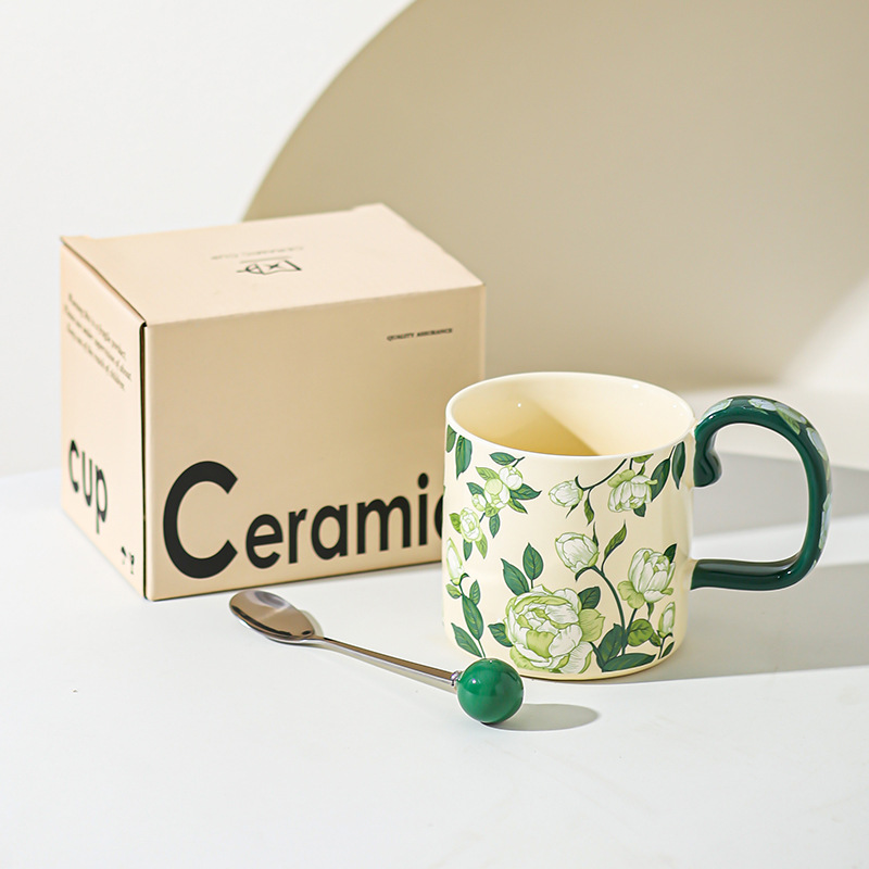 Blanc avec cuillère