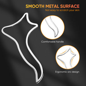 Ensemble d'outils de thérapie physique en acier inoxydable 304, grattoir pour fascia, masseurs du cuir chevelu, outils de thérapie corporelle, madérothérapie - Product Image 3