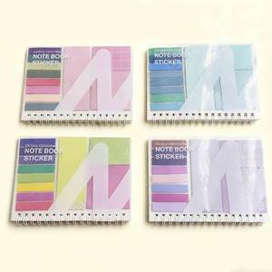 High Quality Multicolor Self-Adhesive Sticky Notes <b>Book</b> Multifunctional Loose-<b>Leaf</b> Index Tabs for Study Office - Product Image 6
