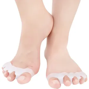 Bán buôn Toe Spacer bunion Corrector Toe cáng Silicone gel Toe separator