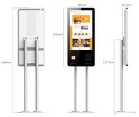 Kiosco Android Facepos de 32 Pulgadas, Montable en Pared o de Pie, Máquina de Autoservicio para Restaurantes, Máquina Expendedora