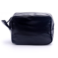 Trousse de Toilette Noire en PU, Organisateur de Voyage, Trousse de Rasage Portable pour Articles de Toilette et Accessoires, Lot de 25 pièces, Entrepôt GA