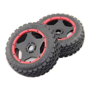 Bánh xe và lốp trước xe RC tỷ lệ 1/5 SY KM Rovan HPI Baja 5B Buggy, 2 chiếc, loại Dirt Buster - Product Image 3