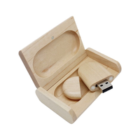 Chiavetta USB 2.0 in Legno Personalizzata con Logo OEM, 8GB 16GB 32GB 128GB, Crittografia, Incisione Gratuita del Logo, Garanzia di 1 Anno