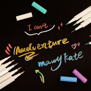 Ensemble de marqueurs professionnels <span class=keywords><strong>à</strong></span> double pointe, pinceau et pointe fine, 12 couleurs, <span class=keywords><strong>à</strong></span> base d'<span class=keywords><strong>alcool</strong></span>, pour étudiants, artistes, illustration, dessin technique - Product Image 4