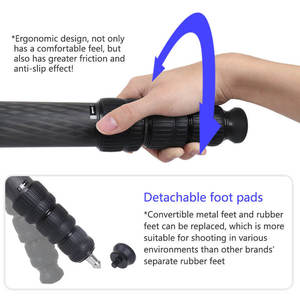 Trípode Profesional de Fibra de Carbono de Alta Resistencia para Fotógrafos <span class=keywords><strong>Profesionales</strong></span> - Product Image 3