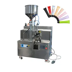 Semi automatic cream cosmetic soft tube filling sealing machine plastic tube filling and sealing machine