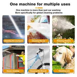 Hidrolavadora Inalámbrica de Alta Presión de 1500W y 30 Bares, Pistola de Agua a Presión para Lavado de Autos, Boquilla de Agua a Presión, Máquina de Limpieza para Batería Makita de 18V - Product Image 6