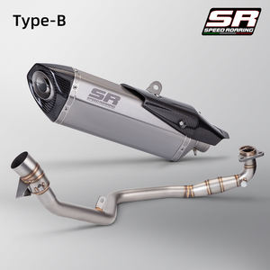 Silencieux Slip On pour X-ADV 750 X ADV750 XADV 750 Moto Échappement Espace Système Complet Avant Tuyau Connecter Original en alliage de Titane - Product Image 5